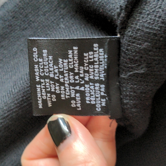 Charlie Paige Sweater Dress with Faux Leather Accents - Picture 7 of 11